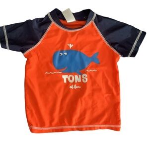 Tons of Fun Kids Short Sleeve Swim Shirt